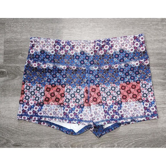 American Eagle Outfitters Floral Multicolor Sport Short  Sz Large - Picture 1 of 6